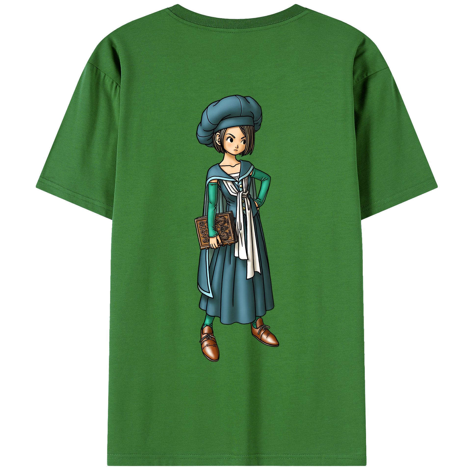 （画像用） ドラゴンクエスト Doragon Kuesuto Dragon Quest レディース半袖Tシャツ(バックプリント)